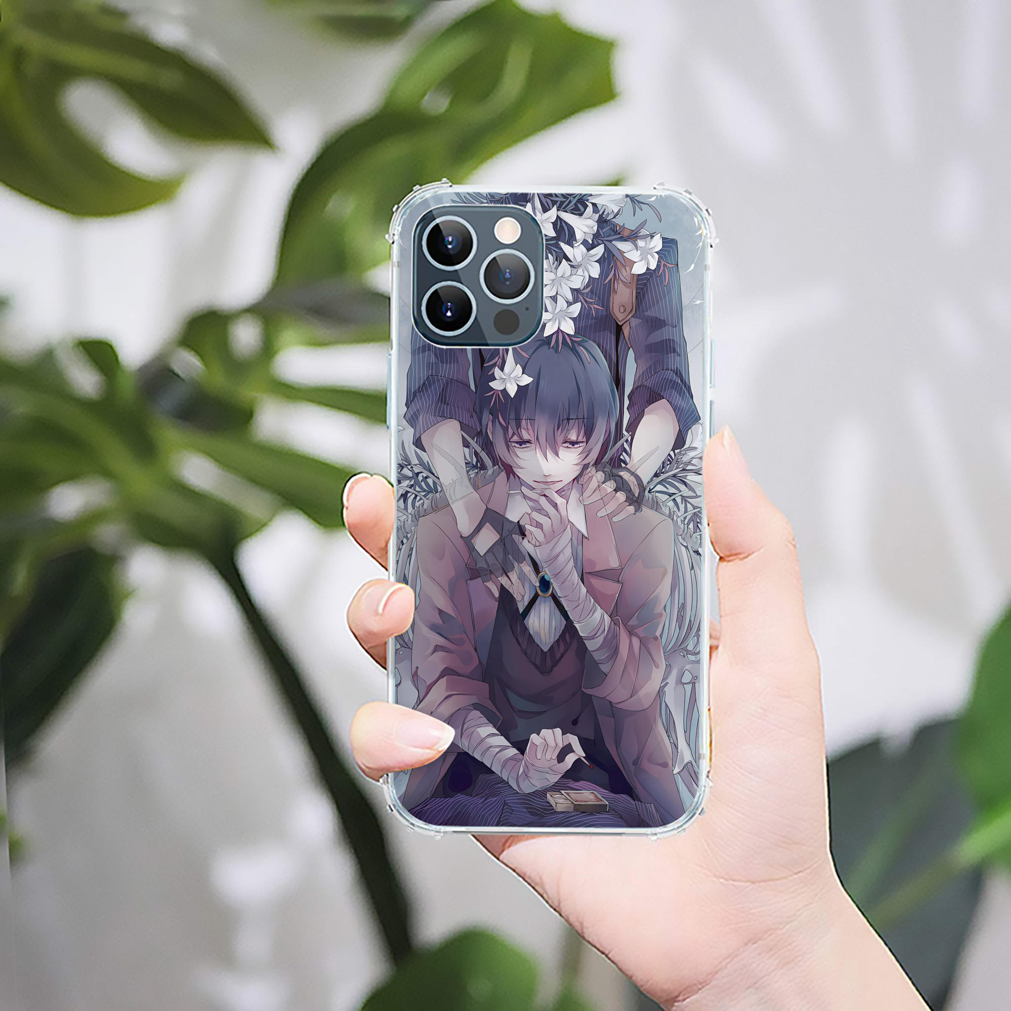 （画像用） 文豪ストレイドッグス Bungo Stray Dogs 【iPhone 12シリーズ対応】透明スマホケース（クリアソフトケース）